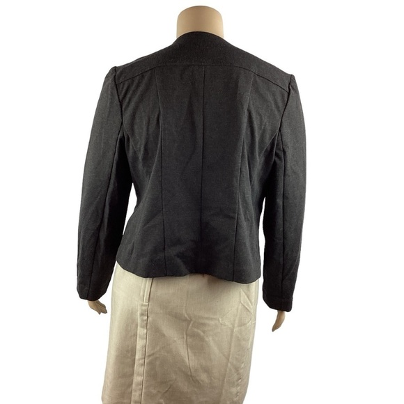 Catherine Malandrino Knit Moto Jacket Size XXL Dark Gray - Picture 5 of 7